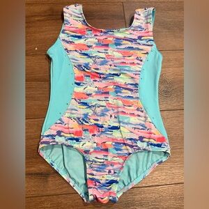 Cat & Jack Multicolor One Piece Leotard Size Large 10/12 NWOT